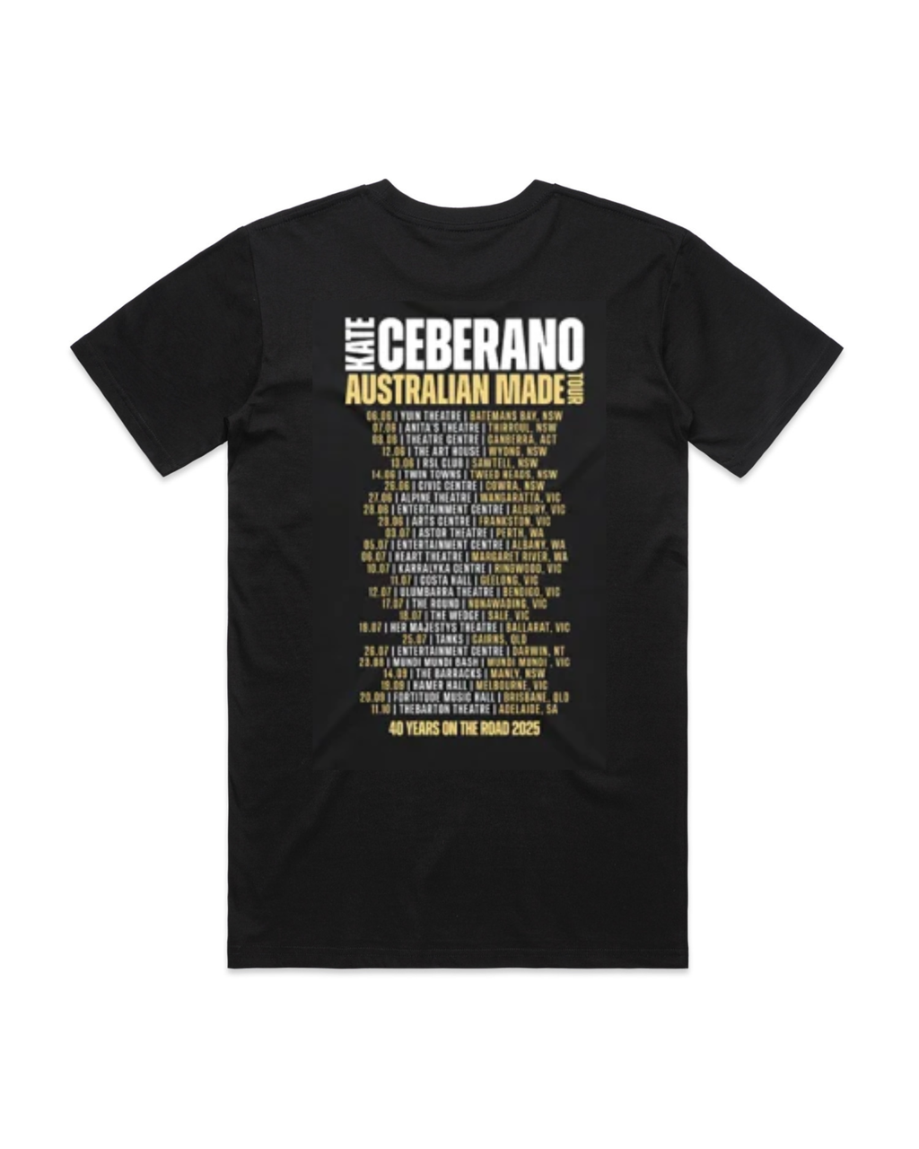 Kate Ceberano | Australian made Tour 2025 | Unisex T Shirt
