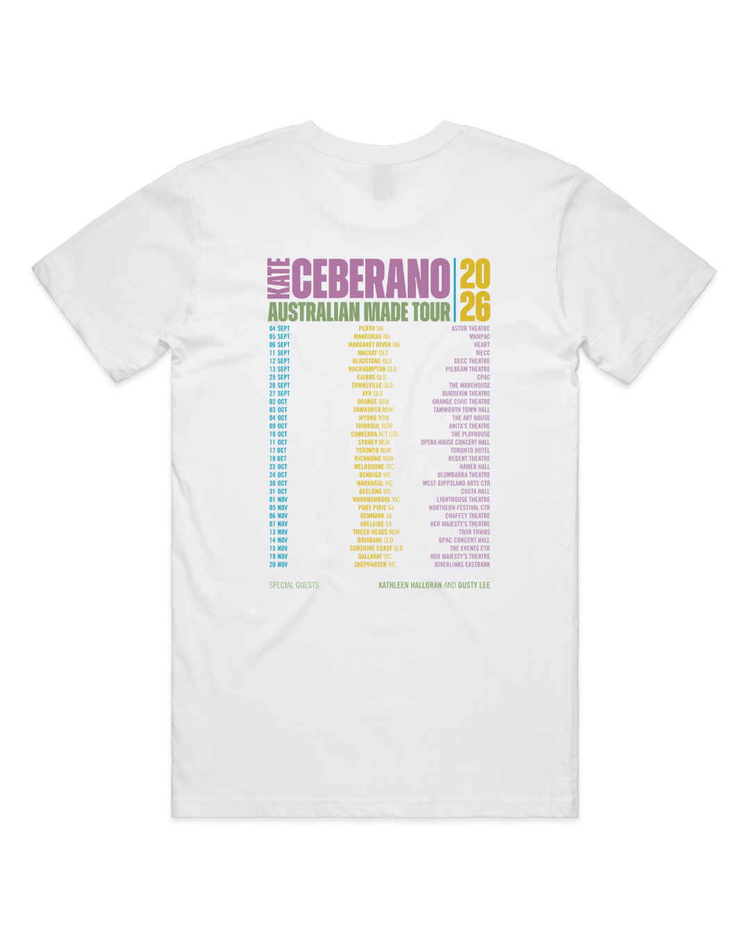 Kate Ceberano | Aus Made Tour 2026 | Unisex T Shirt